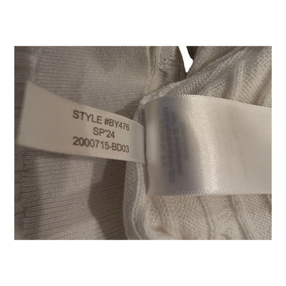 J. Crew Cable Knit Button Front Cardigan & Shell Set In Off-White - Picture 4 of 12